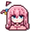 Bocchi the Rock! Hitori Gotoh and a Guitar Pixel Pink Pointer