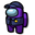 Among Us Show Purple aka Chief of Security Blue Pointer