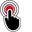 Prank Click Button Icons Red Black Pointer