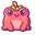 Kawaii Strawberry Frog Pink Red Green Pointer