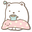 San-X Shirokuma and a Teapot White Pink Pointer