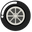 Minimal Black Wheel Gray Pointer