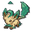 Pokemon Leafeon Pixel Green Yellow Pointer