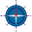Prank Compass Magnetic Needle Blue Red Pointer