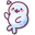 Cute Little Spotted Seal Blue White Pointer