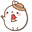 Molang and a Watermelon White Red Pointer