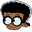 The Loud House Clyde McBride and his Walkie-Talkie Brown Black Pointer