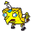 Mocking SpongeBob Pixel Yellow Pointer