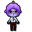 Roblox Animal Hospital Secretary and his Tie Purple Brown Pointer