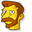 The Simpsons Hank Scorpio and a Flamethrower Yellow Brown Pointer