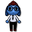 Roblox Animal Hospital Ron from Accounting and his Arm Blue White Black Pointer