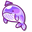 Cute Purple Jelly Whale Pointer