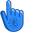 Water Element on Azure Blue Background Pointer