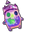 Fortnite Galaxy King Sprite and Holofoil King Sprite Pink Green Pointer