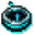 Minecraft Recovery Compass and Echo Shard Black Cyan Pointer