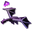Minecraft Dragon Fireball and Ender Dragon Black Gray Pointer