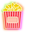 Colorful 3d Glasses and  Popcorn Bucket Neon Pointer