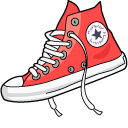 VSCO Girl Band-Aid and Chucks Shoes cursor – Custom Cursor browser ...