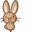 Cute Brown Rabbit Pointer