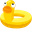 Yellow Duck Swim Ring Pointer