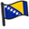 Bosnia and Herzegovina Flag Pointer