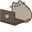 Pusheen with a Laptop Pointer