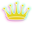 Neon Queen Crown and Scepter Pointer