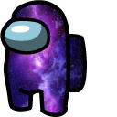 Among Us Galaxy Character cursor – Custom Cursor