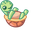 Cute Green Turtle Pointer