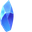 Blue Quartz Crystal Pointer