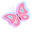 Neon Butterfly Pointer