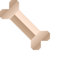 Origami Dog and Bone Cursor