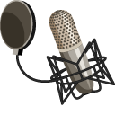 Singer Headphones and Microphone Cursor