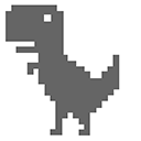 Chrome Dino T-Rex Curseur – Custom Cursor