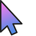 Sublime Vivid Gradient cursor – Custom Cursor browser extension