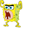 Caveman Spongebob cursor – Custom Cursor browser extension