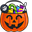 Halloween Lollipop and Pumpkin Basket Pointer