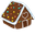 Christmas Gingerbread Ball and House Pointer