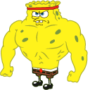 Increasingly Buff SpongeBob cursor – Custom Cursor browser extension