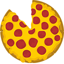 Pepperoni Pizza cursor – Custom Cursor browser extension