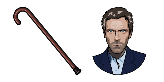 House Dr. Gregory House and Cane Cursor