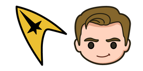 Курсор Cute Star Trek Chibi James T. Kirk 