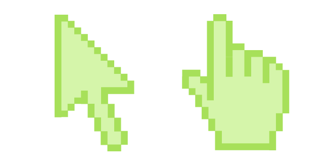 Mindaro Green Pixel Cursor