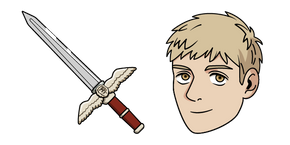 Delicious in Dungeon Laios Touden and Sword Cursor