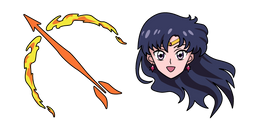 Курсор Sailor Moon Sailor Mars and Mars Flame Sniper