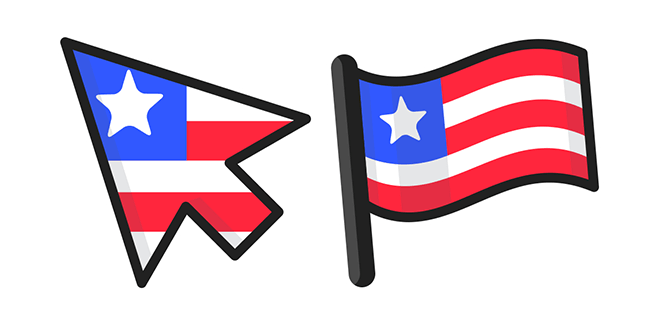 Liberia Flag курсор