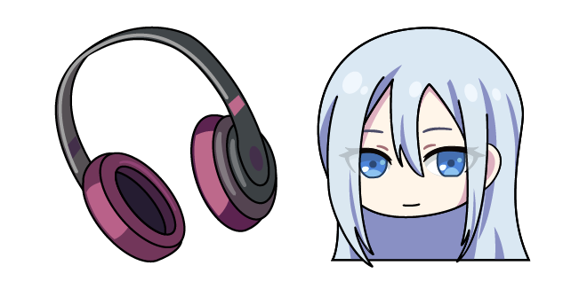 Project SEKAI Yoisaki Kanade y Auriculares Cursor