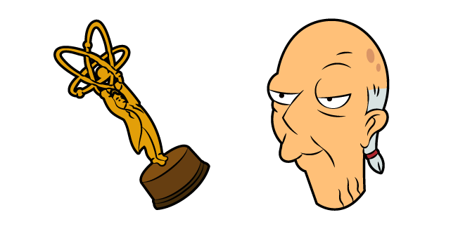 Futurama Ogden Wernstrom y un Premio de Oro Cursor