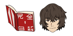 Bungo Stray Dogs Osamu Dazai et Livre Curseur