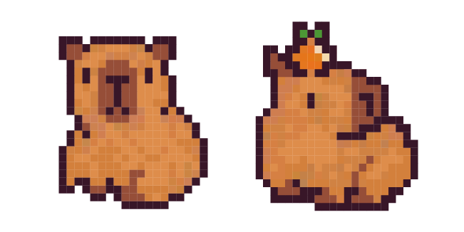 Capybara Pixel курсор